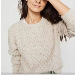 Abercrombie & Fitch Cream Sweater